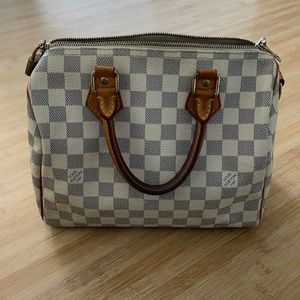 Louis Vuitton Speedy 25 Damier Azur Bandouliere